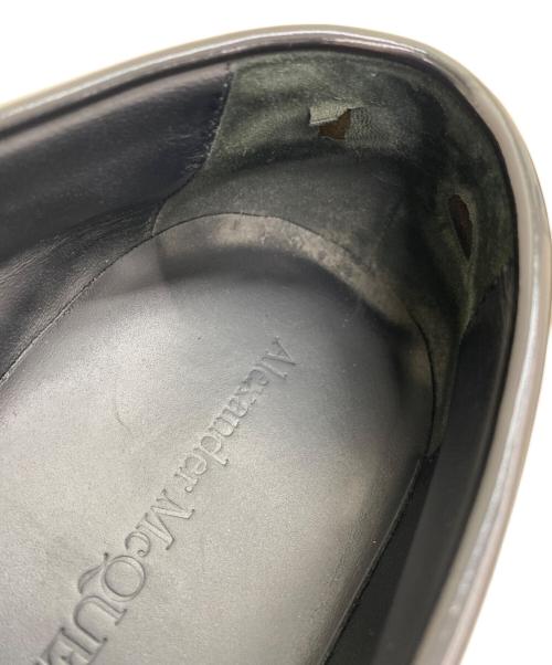 ALEXANDER McQUEEN（アレキサンダーマックイーン）ALEXANDER McQUEEN (アレキサンダーマックイーン) ローファー ブラック サイズ:42の古着・服飾アイテム