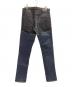 jieda (ジエダ) 2WAY DENIM PANTS OW ブルー×ブラック サイズ:2：7000円