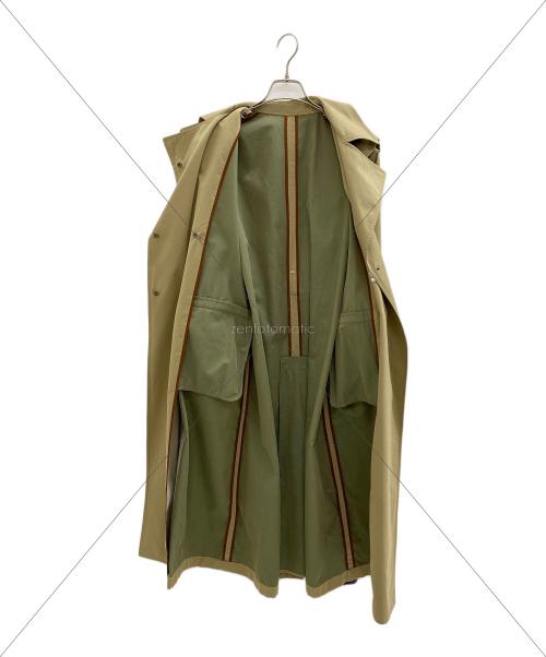 6(ROKU) BEAUTY&YOUTH（ロク ビューティーアンドユース）6(ROKU) BEAUTY&YOUTH (ロク ビューティーアンドユース) COTTON SILK TRENCH COAT カーキ サイズ:38の古着・服飾アイテム