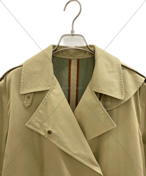6(ROKU) BEAUTY&YOUTH（ロク ビューティーアンドユース）6(ROKU) BEAUTY&YOUTH (ロク ビューティーアンドユース) COTTON SILK TRENCH COAT カーキ サイズ:38の古着・服飾アイテム