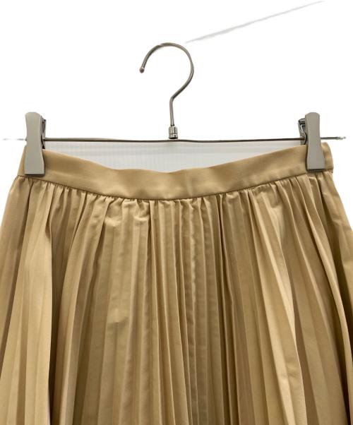 LE CIEL BLEU（ルシェルブルー）LE CIEL BLEU (ルシェルブルー) プリーツスカート ベージュ サイズ:34の古着・服飾アイテム