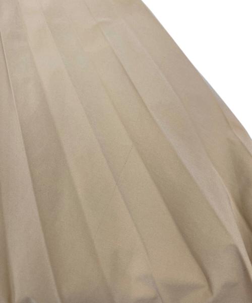 LE CIEL BLEU（ルシェルブルー）LE CIEL BLEU (ルシェルブルー) プリーツスカート ベージュ サイズ:34の古着・服飾アイテム