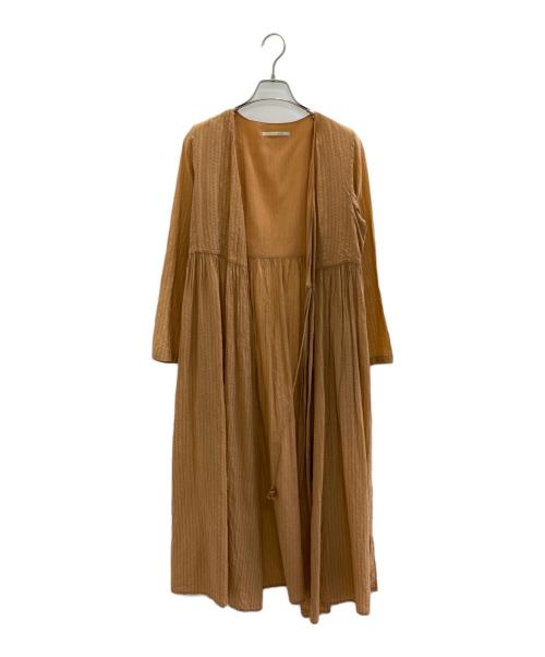 ne quittez pas（ヌキテパ）ne quittez pas (ヌキテパ) ロングカーディガン ブラウン サイズ:不明の古着・服飾アイテム