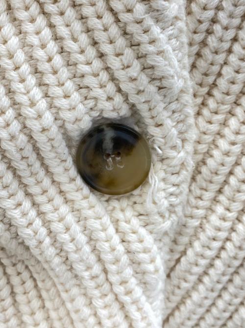 DEMYLEE（デミリー）DEMYLEE (デミリー) Ron Herman (ロンハーマン) 薄手カーディガン ホワイト サイズ:XSの古着・服飾アイテム