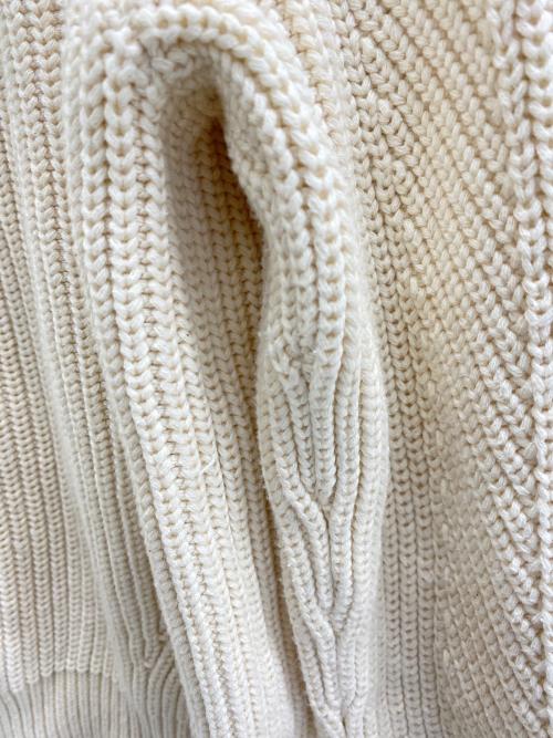 DEMYLEE（デミリー）DEMYLEE (デミリー) Ron Herman (ロンハーマン) 薄手カーディガン ホワイト サイズ:XSの古着・服飾アイテム