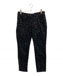 Vivienne Westwood RED LABEL（ヴィヴィアンウエストウッドレッドレーベル）の古着「レオパードジャガードサブリパンツ」｜ブラック