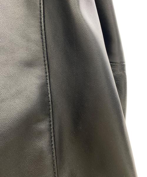 STUDIOUS（ステュディオス）STUDIOUS (ステュディオス) シングルライダースジャケット ブラック サイズ:3の古着・服飾アイテム