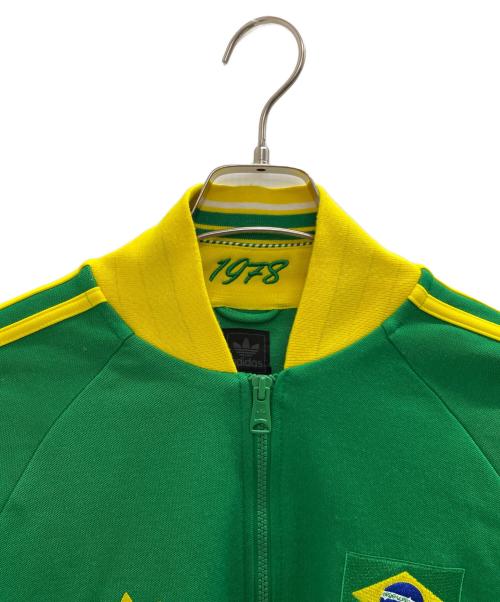 adidas Originals（アディダスオリジナル）adidas Originals (アディダスオリジナル) ブラジル ナショナルチームウェアー イエロー×グリーン サイズ:Mの古着・服飾アイテム