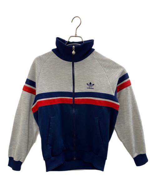 adidas Originals（アディダスオリジナル）adidas Originals (アディダスオリジナル) トラックジャケット グレー×ネイビー サイズ:Oの古着・服飾アイテム