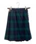 O'NEIL OF DUBLIN（オニールオブダブリン）の古着「ラップスカート」｜ネイビー×グリーン
