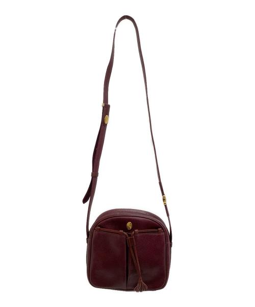 murt de cartier（マストドゥカルティエ）murt de Cartier (マストドゥカルティエ) ショルダーバッグ ボルドーの古着・服飾アイテム