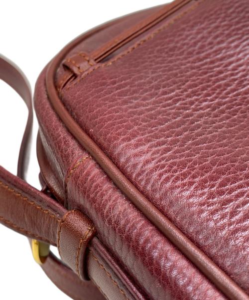 murt de cartier（マストドゥカルティエ）murt de Cartier (マストドゥカルティエ) ショルダーバッグ ボルドーの古着・服飾アイテム