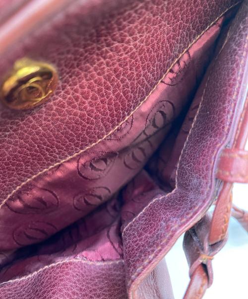 murt de cartier（マストドゥカルティエ）murt de Cartier (マストドゥカルティエ) ショルダーバッグ ボルドーの古着・服飾アイテム