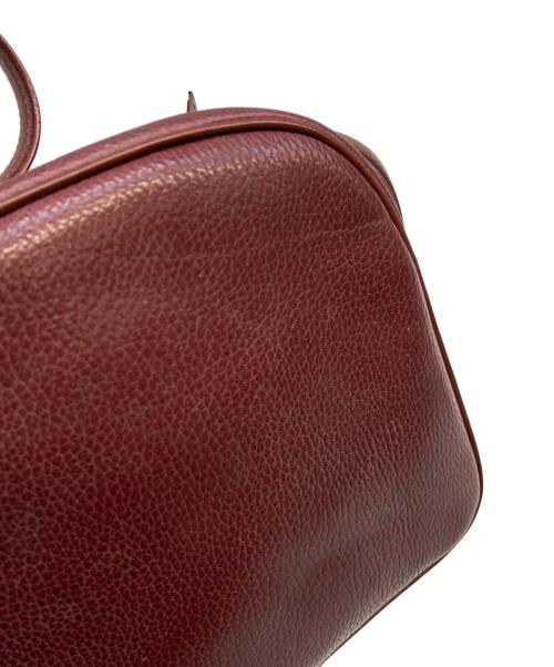 murt de cartier（マストドゥカルティエ）murt de Cartier (マストドゥカルティエ) ショルダーバッグ ボルドーの古着・服飾アイテム