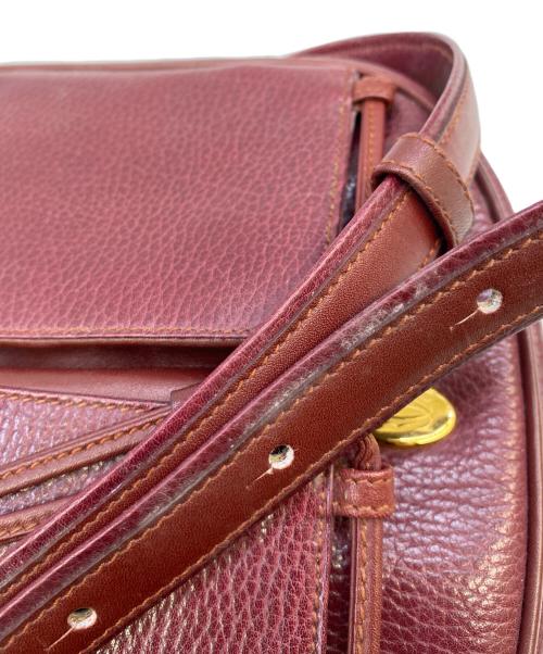 murt de cartier（マストドゥカルティエ）murt de Cartier (マストドゥカルティエ) ショルダーバッグ ボルドーの古着・服飾アイテム