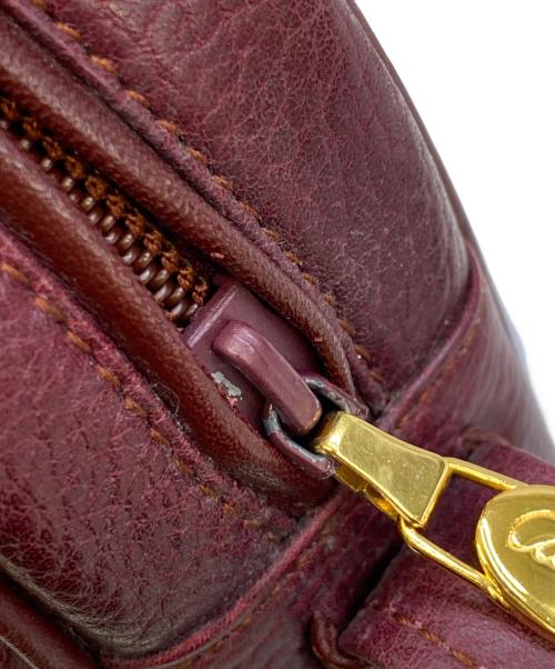 murt de cartier（マストドゥカルティエ）murt de Cartier (マストドゥカルティエ) ショルダーバッグ ボルドーの古着・服飾アイテム