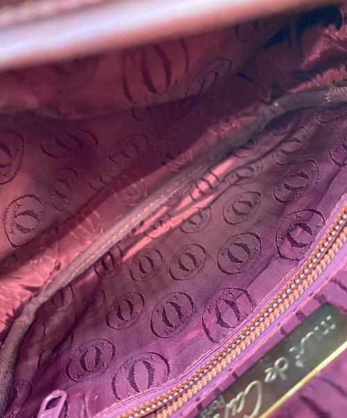 murt de cartier（マストドゥカルティエ）murt de Cartier (マストドゥカルティエ) ショルダーバッグ ボルドーの古着・服飾アイテム