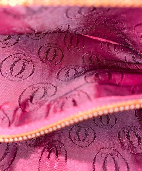 murt de cartier（マストドゥカルティエ）murt de Cartier (マストドゥカルティエ) ショルダーバッグ ボルドーの古着・服飾アイテム