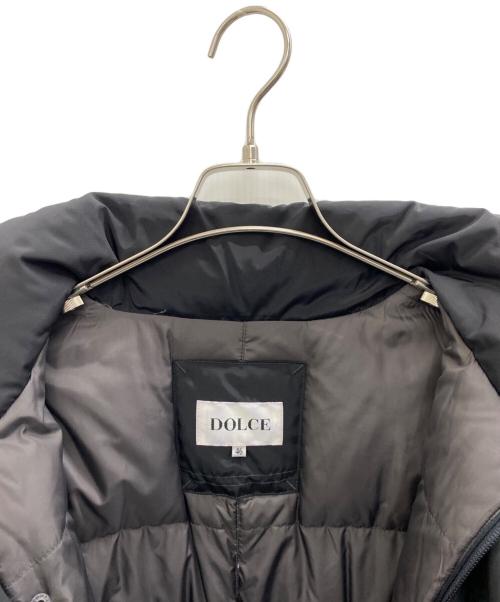 DOLCE（ドルチェ）DOLCE (ドルチェ) ダウンコート ブラック サイズ:46の古着・服飾アイテム