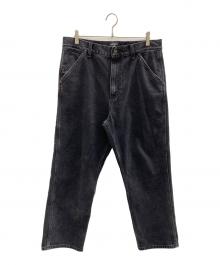 Carhartt WIP（カーハート ワーク イン プログレス）の古着「デニムパンツ」｜ブラック