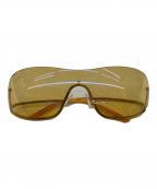 GUCCIグッチ）の古着「サングラス」｜ベージュ×ゴールド