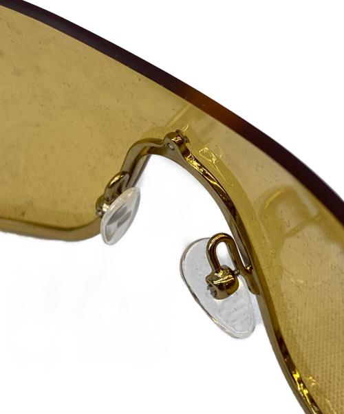 GUCCI（グッチ）GUCCI (グッチ) サングラス ベージュ×ゴールドの古着・服飾アイテム