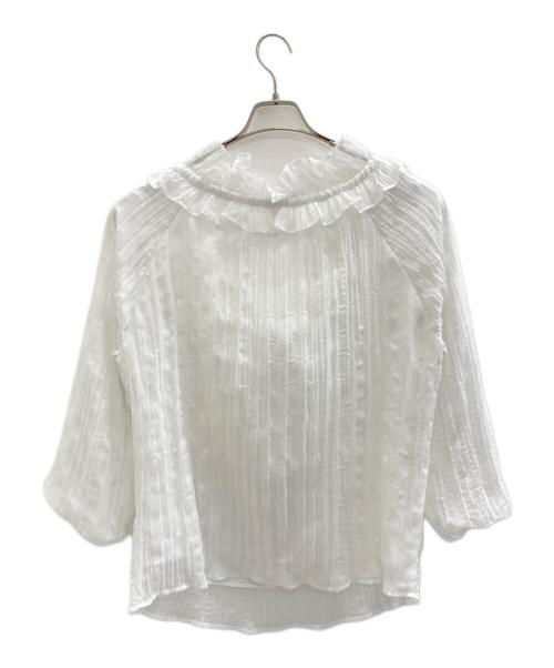 CELFORD（セルフォード）CELFORD (セルフォード) シアースモックブラウス ホワイト サイズ:Freeの古着・服飾アイテム
