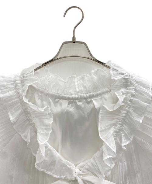CELFORD（セルフォード）CELFORD (セルフォード) シアースモックブラウス ホワイト サイズ:Freeの古着・服飾アイテム