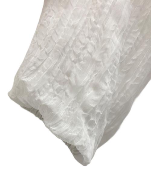 CELFORD（セルフォード）CELFORD (セルフォード) シアースモックブラウス ホワイト サイズ:Freeの古着・服飾アイテム