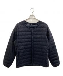 mont-bell（モンベル）の古着「スペリオダウン ラウンドネックジャケット」｜ブラック
