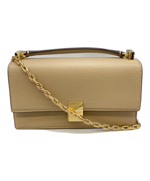 Kate Spade（ケイトスペード）Kate Spade (ケイトスペード) デコ ミニ フラップ チェーン クロスボディ ベージュの古着・服飾アイテム