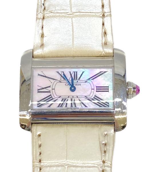 Cartier（カルティエ）Cartier (カルティエ) リストウォッチ ピンクシェルの古着・服飾アイテム