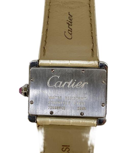 Cartier（カルティエ）Cartier (カルティエ) リストウォッチ ピンクシェルの古着・服飾アイテム