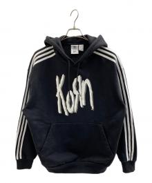 adidas Originals×KORN（アディダスオリジナル×コーン）の古着「HOODIE KORN」｜ブラック