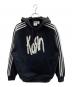 adidas Originals（アディダスオリジナル）の古着「HOODIE KORN」｜ブラック