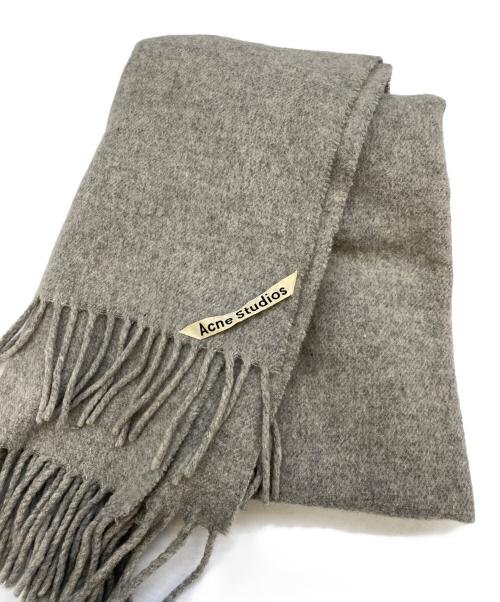 Acne studios（アクネ ストゥディオズ）Acne studios (アクネ ストゥディオス) 大判ストール グレーの古着・服飾アイテム