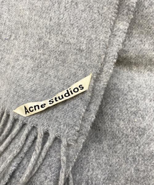Acne studios（アクネ ストゥディオズ）Acne studios (アクネ ストゥディオス) 大判ストール グレーの古着・服飾アイテム