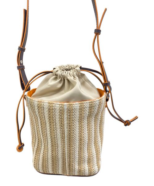 PS Paul Smith（ＰＳポールスミス）PS Paul Smith (ＰＳポールスミス) ショルダーバッグ ブラウン×ベージュの古着・服飾アイテム