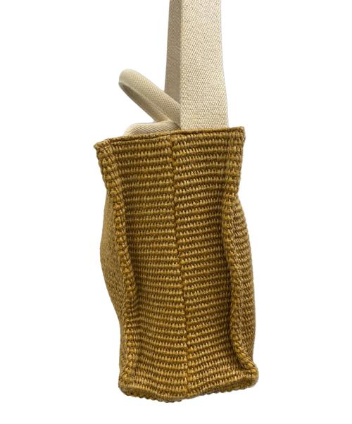 MARNI（マルニ）MARNI (マルニ) EAST-WESTトートバッグ ブラウン×ベージュの古着・服飾アイテム