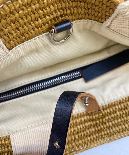 MARNI（マルニ）MARNI (マルニ) EAST-WESTトートバッグ ブラウン×ベージュの古着・服飾アイテム