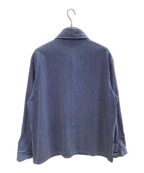 Pointer（ポインター）Pointer (ポインター) カバーオール ホワイト×ブルー サイズ:Lの古着・服飾アイテム