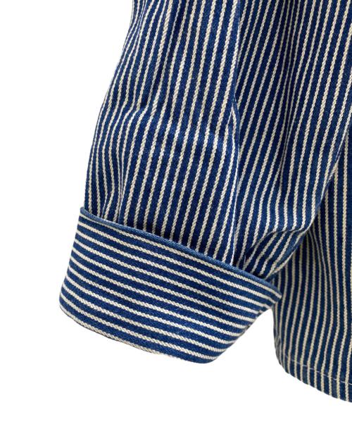 Pointer（ポインター）Pointer (ポインター) カバーオール ホワイト×ブルー サイズ:Lの古着・服飾アイテム