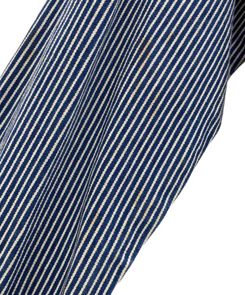 Pointer（ポインター）Pointer (ポインター) カバーオール ホワイト×ブルー サイズ:Lの古着・服飾アイテム