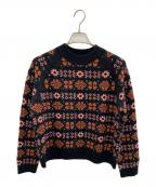 PS Paul SmithＰＳポールスミス）の古着「フェアアイル ニット」｜ブラック