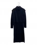 PS Paul SmithＰＳポールスミス）の古着「ニットワンピース」｜ブラック