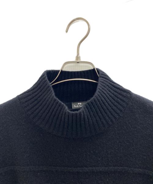 PS Paul Smith（ＰＳポールスミス）PS Paul Smith (ＰＳポールスミス) ニットワンピース ブラック サイズ:Mの古着・服飾アイテム