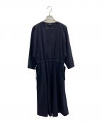 PS Paul SmithＰＳポールスミス）の古着「キモノスリーブ ワンピース」｜ネイビー