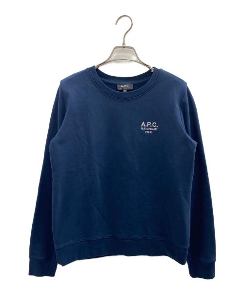 A.P.C.（アーペーセー）A.P.C. (アーペーセー) スウェット ネイビー サイズ:Mの古着・服飾アイテム