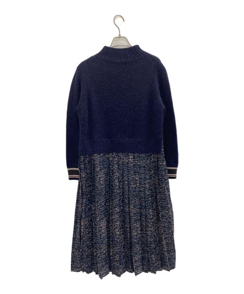 PAUL SMITH（ポールスミス）PAUL SMITH (ポールスミス) 'Slide Notes' ドッキング ワンピース ネイビー サイズ:Mの古着・服飾アイテム