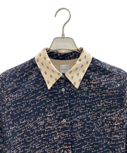 PAUL SMITH（ポールスミス）PAUL SMITH (ポールスミス) Slide Notes ブロッキング ワンピース ネイビー サイズ:Mの古着・服飾アイテム